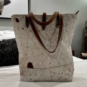 Bhrayna Cowhide Tote